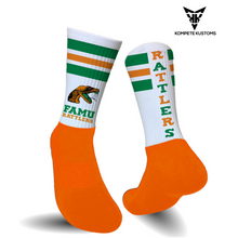 Load image into Gallery viewer, Florida A&amp;M University HBCU Socks
