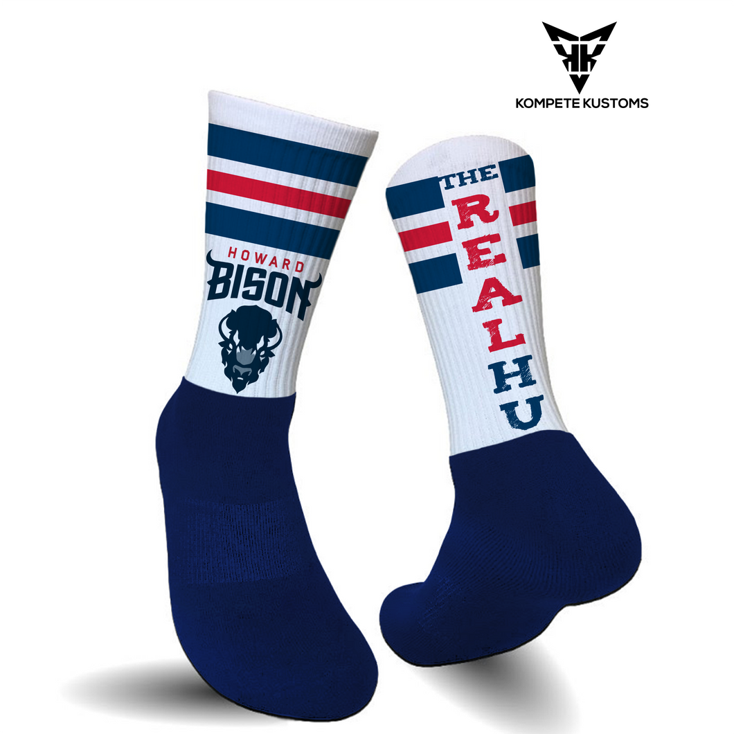 Howard University HBCU Socks